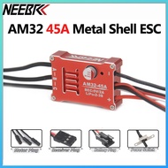 AM32 45A เปลือกโลหะแบบไร้แปรงถ่านกันน้ำ Outrunner ESC 2-3S สำหรับ MN82 MN99S MN168 MN78รถ RC 1:18/ปี