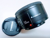《《《Available 有售 不議價》》》Yongnuo 永諾 CANON 佳能 EF mount 50mm f1.8 full frame AF standard prime lens 大光圈全片幅自動對焦標準鏡頭