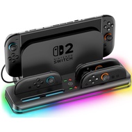 Switch 2 Charging Dock Station for Nintendo Switch 2 Joycon (2025), Controller Charge Station for Jo