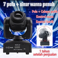 120W mini Lampu Sorot Panggung Spotlight 60W/30W RGB Moving Head Party Lights Disco
