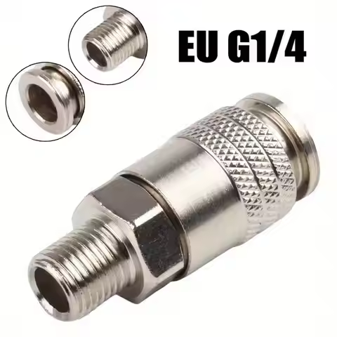 Pneumatic Fitting G14 Male Thread EU Standard Quick Connector 53mm Air Compressor Tool Parts