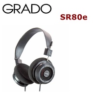 GRADO SR80e 開放式 Hi-Fi 耳罩式耳機，卓越音質，舒適佩戴，沉浸式音樂體驗 黑色
