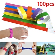 Disposable wristband paper waterproof event wrist tyvek sticker swimming party resort hand sticker l