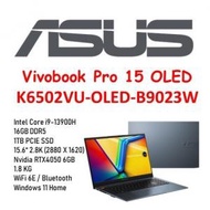 VivoBook Pro 15 OLED K6502VU-OLED-B9023W [ i9-13900H / 16GB / 1TB SSD / RTX 4050 / 15.6" 2.8K OLED]