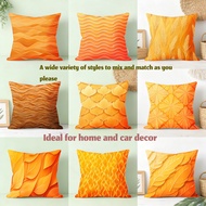 throw pillow case 18x18 16x16 20x20inches Wave Pattern Leaf Design Geometric Print Scale