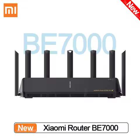 Xiaomi Router BE7000 Mi Router 7000 1GB Mesh PPPoE Tri-Band WiFi Repeater Signal Amplifier VPN IPTV 