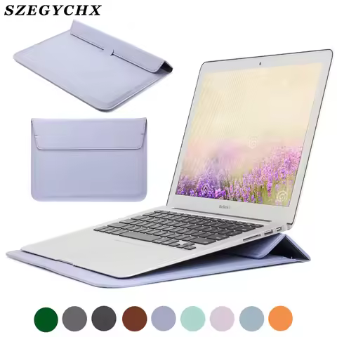 Laptop Stand Cover For Apple Macbook Air 13 Sleeve M4 M2 Pro 13 16 12 11 15 Laptop Case For Macbook 