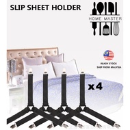 Premium 4PCS Bedsheet clipper Triangle Bed Mattress Sheet Clips Grippers/Klip Lembaran Tilam Tempat Tidur Segitiga