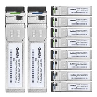 5 Pairs 10G BIDI SFP+ Single Mode Fiber Module Network Transceiver, LR SM 1270nm 1330nm 10km, Simple