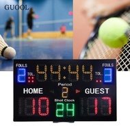 GUOOL Indoor Basketball Scoreboard Foul Count Electronic Scoreboard for Volleyball