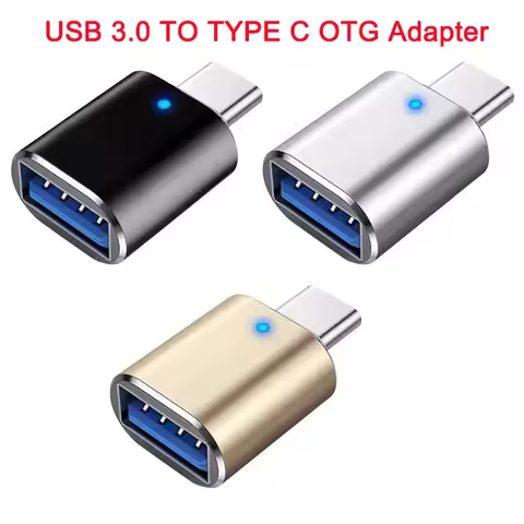 Type C OTG Adapter USB-A 3.0 To USB-C Connector Data Transfer Store Charging Converter For Huawei Xi