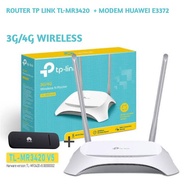 Router tp link tl mr3420 wireless 3g/4g + modem huawei e3372