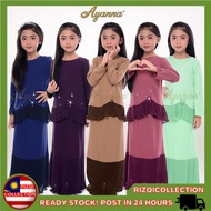 Melor Beads & Pleated Kurung SEDONDON IBU ANAK ~ RAYA 2020 Murah Fesyen Terkini Baju Kurung Baju Fes