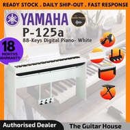 Yamaha P-125a 88-Keys Digital Piano Basic Package - White