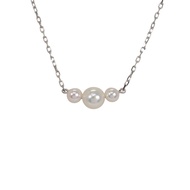 MIKIMOTO  Necklace K18 white gold/Akoya Pearl Women
