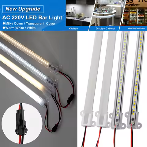 30cm/50cm/60cm LED Rigid Light Strip High Brightness LED Fluorescent Floodlight Tube Bar Industries 