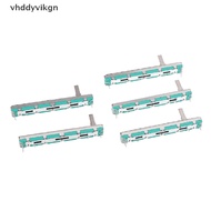 Set of 5 75MM Straight Slide Potentiometers B103 B10K