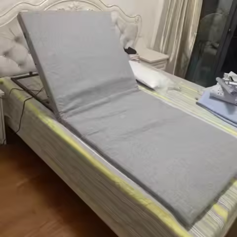 Electric Adjustable Hospital Bed Electric Control Nursing Bed Home Patient Care Extended Bed Height 