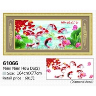 ABC 3D Diamond Painting Nien Nien Huu Du 61066 (CUSTOMER SELF-ATTACHED) Size: 164X77CM