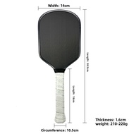 T700 Carbon Fiber Pickleball Paddle, Pro Training Paddle Pickleball Racket for Practice Drills