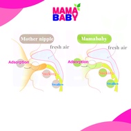 Mamababy Puting baby Puting Botol Susu Slimneck Replacement teat nipple for any pureen standard neck