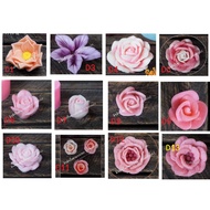 Silicone Mold Fondant Rose D1D3 D4 D5 D6 D7 D8 D9 D10 D11 D12 D13 (Choose Type)