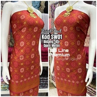 KAIN PASANG OPEN METER BIDANG 45 - SB LINE SONGKET PRINTED