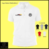 Microfiber Quick dry Jersi Jersey Polo T Shirt Logo Sulam Embroidery Volkswagen Dry Fit Germany FF44
