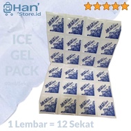12PCS/ SHEETS (ICE GELL PACK SHEETS 12PCS) ice pack gel ice pack for injury