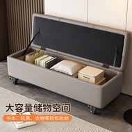 Sofa bench, long bench for home use, entryway shoe changing bench, light luxury style storage bench,