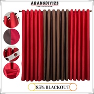 X4 Ready Made Curtain Siap Jahit, LANGSIR RAYA MIX COLOUR Kain Tebal (Free Eyelet / Free Ring )Blackout 85%