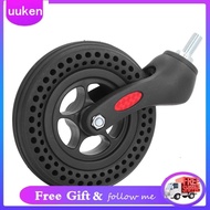Uukendh Rubber Honeycomb Wheelchair Wheel  Accessory Black for Walking Aid