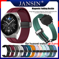 Original Silicone Strap for huawei watch gt 3 pro 46mm 43mm Magnetic Buckle Band for huawei gt 3 pro