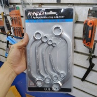 FLYMAN C-TYPE DOUBLE WRENCH SPANNER SET
