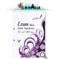 Test Pad EXAM SHEET/70 GSM Examination Paper (200 SHEETS)