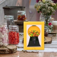 Wall Mounted Candy Dispenser Frame Creative Refillable Gumball Machine Dispenser for Gumballs / Cand