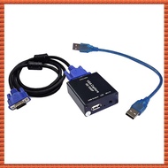 (JBIR) VGA to USB Adapter Converter with Audio and Video Capture Card 1080P Drive-Free VGA Digital C