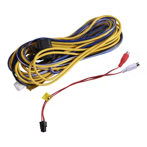 Upgraded-For RCA Cable Adapter For Pioneer TS-WX130DA TS-WX130EA Car Stereo Amplifier 4+ 3 Pin Plug 