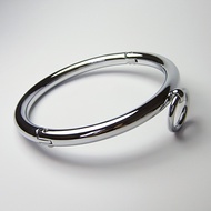 ﹍♧◇Toy Necklace Restraint Bondage-Collar Locking Silver Metal Female Neck-Ring Sex-Games