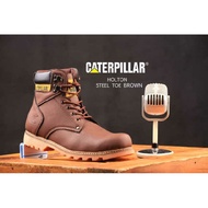 PRIA !! Caterpillar Holton Shoes Safety Shoes Iron Toe Boots Men's Fashion Bikers Turing Outdoor