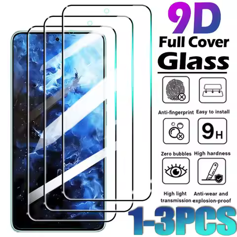 1-3 Pcs 9D Tempered Glass For OPPO Realme X2 X3 X7 Pro X50M Screen Protector Film For Realme GT 2 3 