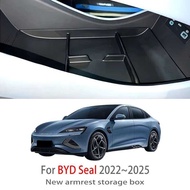 Tt Car Accessories For BYD Seal 2022~2025 2023 Center Console Armrest Multifunctional Storage Box Au