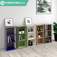 Furniture Mart PABLO / Teal 3 tier bookcase- 5 colors/ rak buku kayu/ kabinet kayu