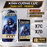 Honor X7C, X7D premium transparent tempered glass honor phone screen protector
