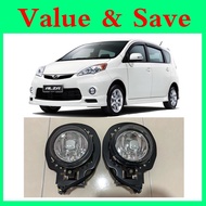 Perodua Alza Fog Lamp Bumper Spot Light 2pc/Set Oem Spare Part Left + Right 2008 - 2013 Lampu Kabus Depan