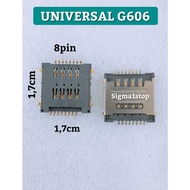 G606 CONNECTOR SIM CARD COS CONNECTOR SIM UNIVERSAL 8 PIN