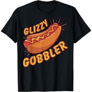 Cotton T-Shirt Sleeve Ngn Glizzy Gobbler For Men And Women