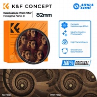 KNF Concept 82mm Kaleidoscope Prism Filter Hexagonal Nano-B Special Effect K&F Concept Filter 82mm