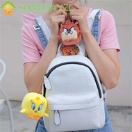 SOMEDAYMX Looney Tunes Bugs Plush Keychain, Looney Tunes Bugs Tweety Bird Lola Bunny Keychain, Bag C