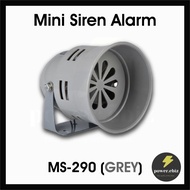 MS-290 Motor Siren Alarm / Warning Siren Alarm (Grey)